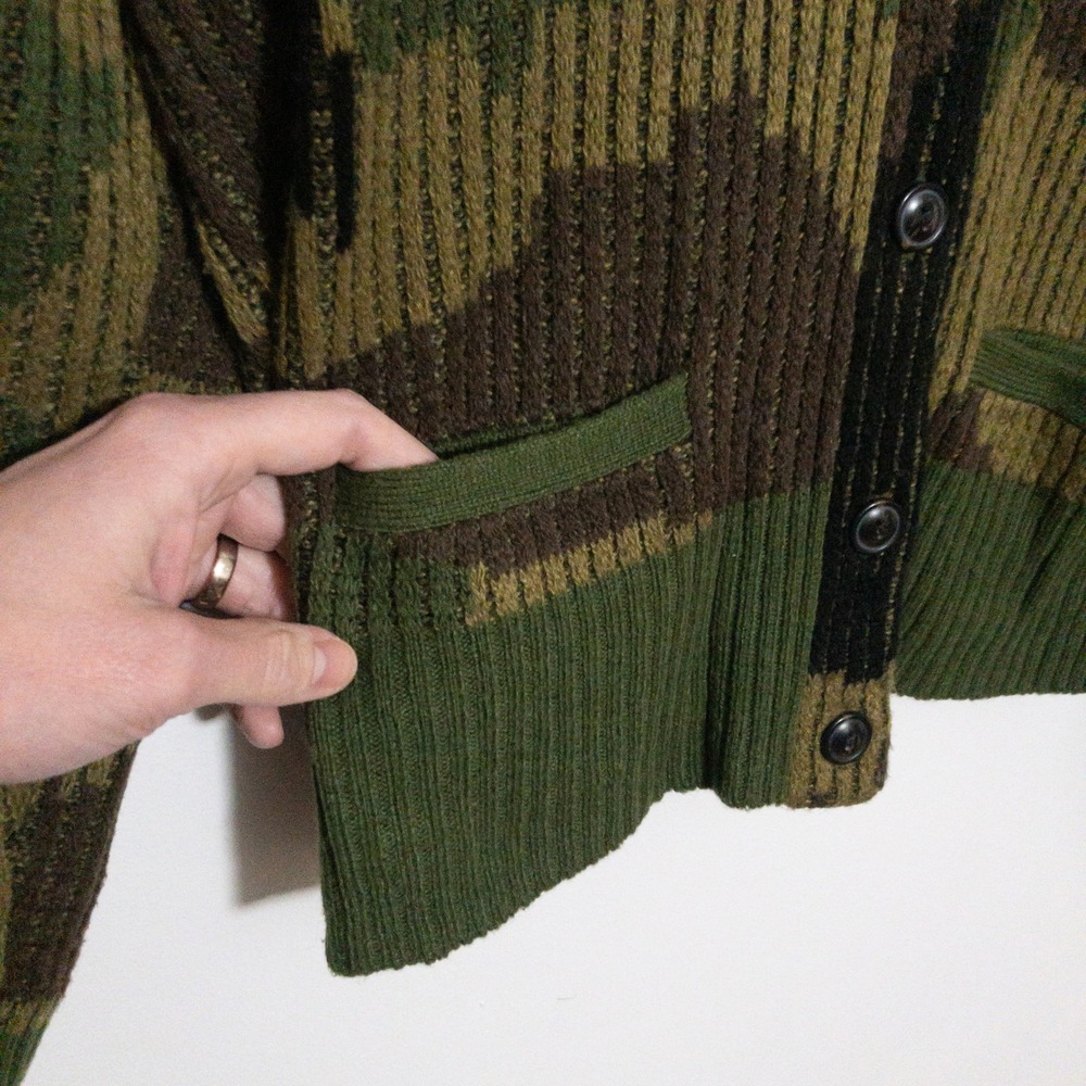 Denim & Supply Ralph Lauren Camo Shawl Cardigan Sweater Womens Large (38" Chest) - Picture 5 of 9